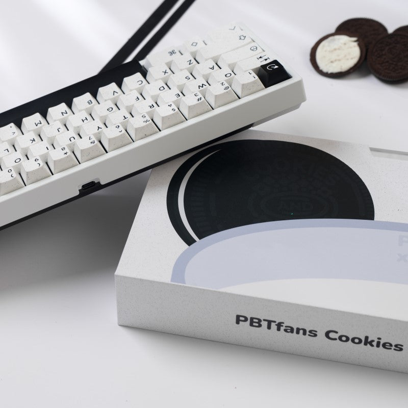 [Pre-order] PBTfans Cookies 'n Creme - Keebz N CablesKeycaps