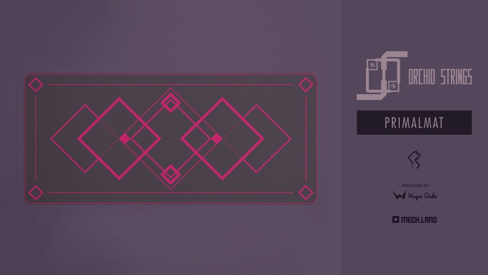WS Orchid Strings Deskmats - Primalmat and Graymat - Keebz N CablesKeycaps